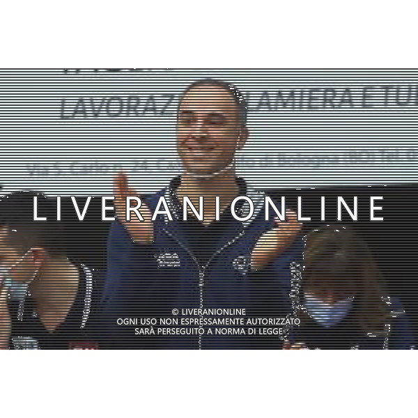IMOLA 07 02 2021 CLAI IMOLA PALLAVOLO-CASTELBELLINO SERIE B1 NELLA FOTO MANUEL TURRINI ALLENATORE IMOLA ©SANNA / AGENZIA ALDO LIVERANI SAS