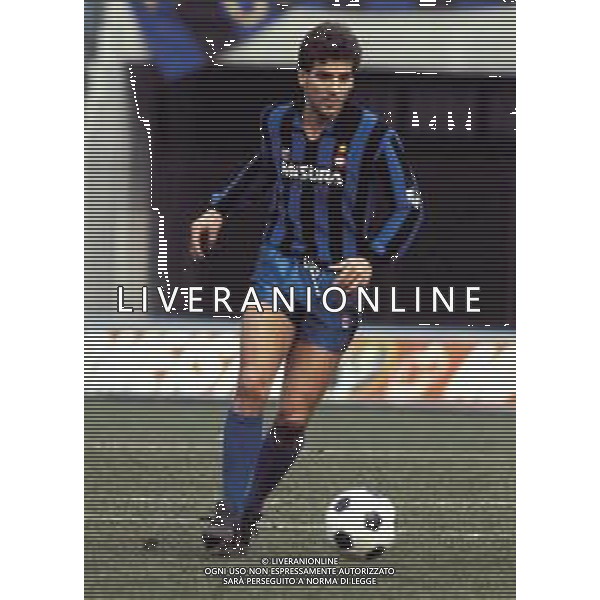 INTER CALCIO RETROSPETTIVA NELLA FOTO IL CALCIATORE BERGAMASCHI FRANCO AGENZIA ALDO LIVERANI SAS