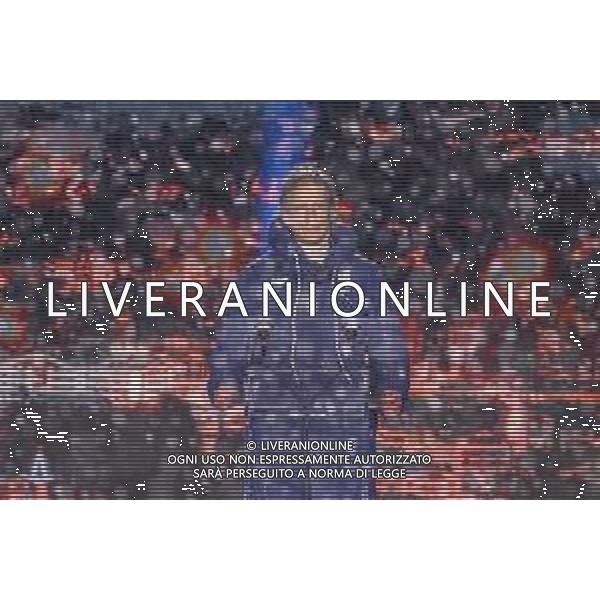 Luca Tedeschi/LM - 2021 FIS Alpine World SKI Championships - Opening Ceremony - alpine ski race 07 February 2021 - Piazza della Stazione, cortina (bl), Italy Photo showing: Alessandro Benetton president of Fondazione Cortina 2021 @LM/Luca Tedeschi/ AGENZIA ALDO LIVERANI SAS