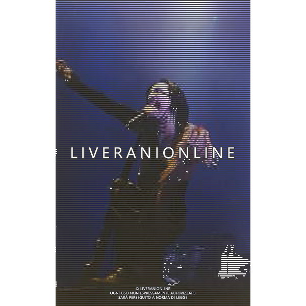 Marilyn Manson, pseudonimo di Brian Hugh Warner, è un cantautore, produttore discografico, attore e pittore americano NELLA FOTO MARILYN MANSON A IMOLA NELL\'ANNO 1999 AG ALDO LIVERANI SAS
