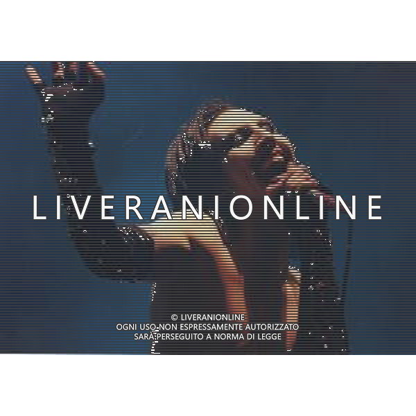 Marilyn Manson, pseudonimo di Brian Hugh Warner, è un cantautore, produttore discografico, attore e pittore americano NELLA FOTO MARILYN MANSON A IMOLA NELL\'ANNO 1999 AG ALDO LIVERANI SAS