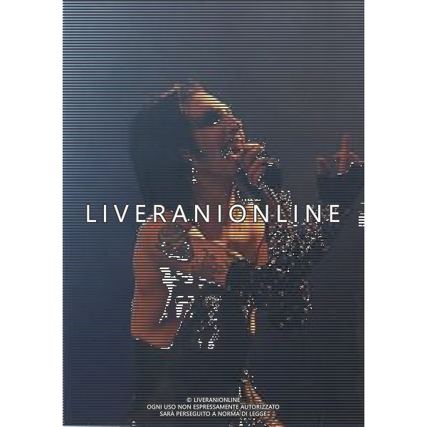 Marilyn Manson, pseudonimo di Brian Hugh Warner, è un cantautore, produttore discografico, attore e pittore americano NELLA FOTO MARILYN MANSON NELL\'ANNO 2001 AG ALDO LIVERANI SAS