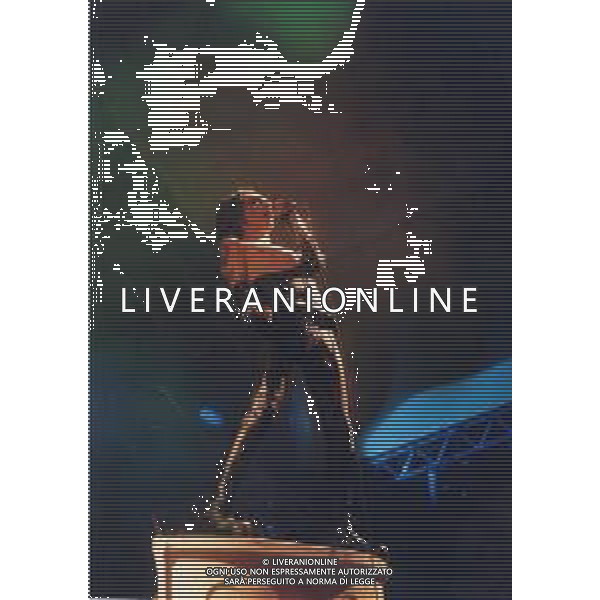 Marilyn Manson, pseudonimo di Brian Hugh Warner, è un cantautore, produttore discografico, attore e pittore americano NELLA FOTO MARILYN MANSON NELL\'ANNO 2001 AG ALDO LIVERANI SAS