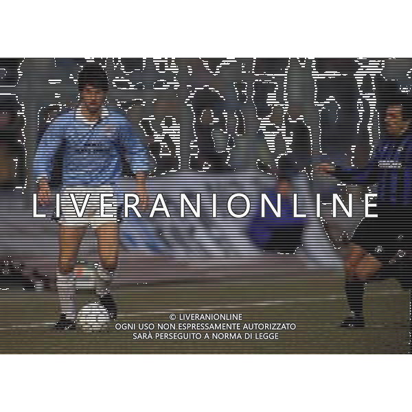 LAZIO CALCIO RETROSPETTIVA NELLA FOTO IL CALCIATORE BERGODI CRISTIANO LAZIO 1991/1992 AGENZIA ALDO LIVERANI SAS