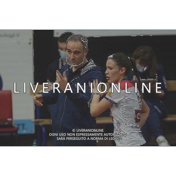 IMOLA 07 02 2021 PALLAVOLO SERIE B1 CLAI IMOLA-CASTELBELLINO NELLA FOTO MANUEL TURRINI ALLENATORE CLAI IMOLA ©SANNA/AGENZIA ALDO LIVERANI SAS