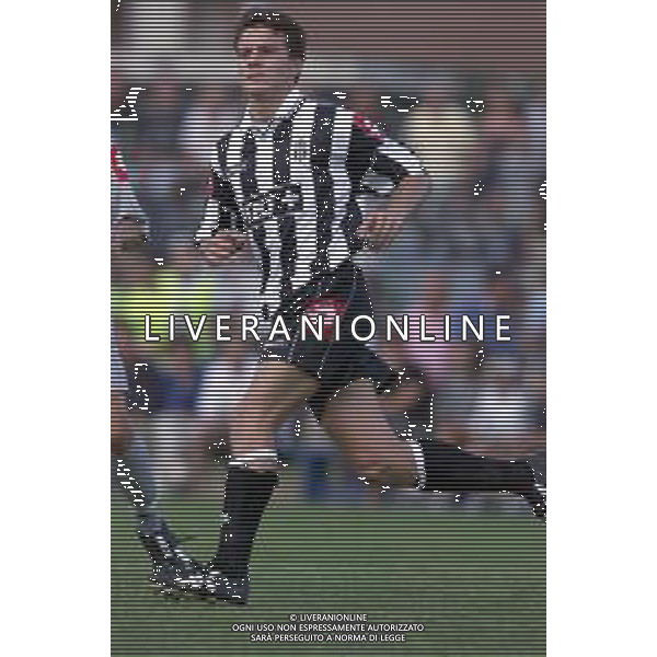 JUVENTUS CALCIO 2000 RETROSPETTIVA NELLA FOTO IL CALCIATORE MATTEO BRIGHI AGENZIA ALDO LIVERANI SAS