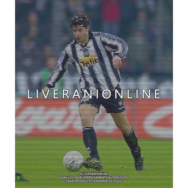 ARCHIVIO CALCIO UDINESE CAMPIONATO 2000-2001 NELLA FOTO IL CALCIATORE GIULIANO GIANNICHEDDA AGENCY ANTEPRIMA UDINE / AGENZIA ALDO LIVERANI SAS