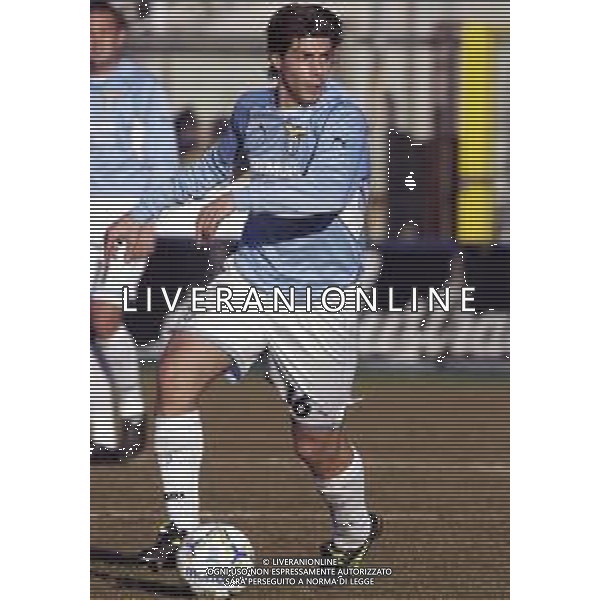 LAZIO CALCIO 2001 RETROSPETTIVA NELLA FOTO IL CALCIATORE GIANNICHEDDA GIULIANO AGENZIA ALDO LIVERANI SAS
