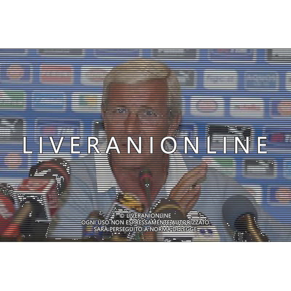 Coverciano 30 agosto 2005 Ritiro e allenamento nazionale italiana nella foto: Lippi Marcello in conferenza stampa foto Gianni Nucci / Ag. Aldo Liverani