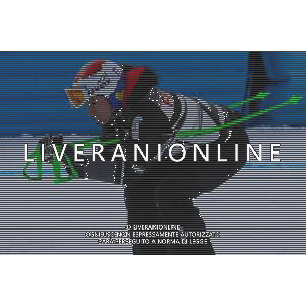 Sergio Bisi/LM - 2021 FIS Alpine World SKI Championships - Super Giant - Women - alpine ski race 09 February 2021 - Vertigine, cortina (bl), Italy Photo showing: 2021 FIS ALPINE WORLD SKI CHAMPIONSHIPS, SG WOMEN Cortina D\'Ampezzo, Veneto, Italy 2021-02-09 - Tuesday Image shows: Race Cancelled - Racer Inspection @LM/Sergio Bisi/AGENZIA ALDO LIVERANI SAS