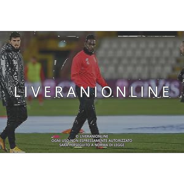 Alessio Marini/LM - Vicenza vs Monza - Italian Football Championship League BKT 2020/2021 09 February 2021 - vicenza, Italy Photo showing: warm up of Mario Balotelli (AC Monza) @LM/Alessio Marini/AGENZIA ALDO LIVERANI SAS