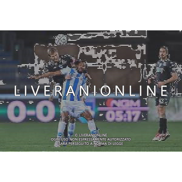 Lisa Guglielmi/LM - Empoli FC vs Pescara Calcio - Italian Football Championship League BKT 2020/2021 09 February 2021 - Carlo Castellani stadium, empoli, Italy Photo showing: Simone Romagnoli (Empoli) and Damir Ceter (Pescara) @LM/Lisa Guglielmi/AGENZIA ALDO LIVERANI SAS
