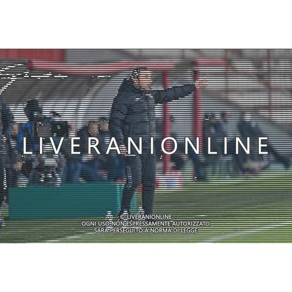 Alessio Marini/LM - Vicenza vs Monza - Italian Football Championship League BKT 2020/2021 09 February 2021 - vicenza, Italy Photo showing: Cristian Brocchi (Coach AC Monza) @LM/Alessio Marini/AGENZIA ALDO LIVERANI SAS