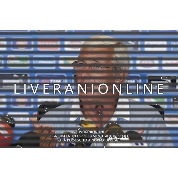 Coverciano 30 agosto 2005 Ritiro e allenamento nazionale italiana nella foto: Lippi Marcello in conferenza stampa foto Gianni Nucci / Ag. Aldo Liverani