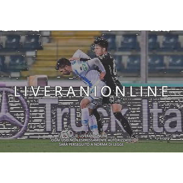Lisa Guglielmi/LM - Empoli FC vs Pescara Calcio - Italian Football Championship League BKT 2020/2021 09 February 2021 - Carlo Castellani stadium, empoli, Italy Photo showing: Fabiano Parisi (Empoli) and Massimiliano Busellato (Pescara) @LM/Lisa Guglielmi/AGENZIA ALDO LIVERANI SAS