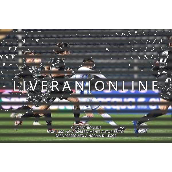 Lisa Guglielmi/LM - Empoli FC vs Pescara Calcio - Italian Football Championship League BKT 2020/2021 09 February 2021 - Carlo Castellani stadium, empoli, Italy Photo showing: Massimiliano Busellato (Pescara) scores the goal @LM/Lisa Guglielmi/AGENZIA ALDO LIVERANI SAS