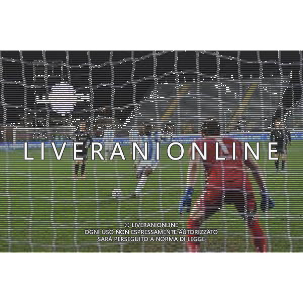Lisa Guglielmi/LM - Empoli FC vs Pescara Calcio - Italian Football Championship League BKT 2020/2021 09 February 2021 - Carlo Castellani stadium, empoli, Italy Photo showing: Jose Machin (Pescara) scores the penalty @LM/Lisa Guglielmi/AGENZIA ALDO LIVERANI SAS