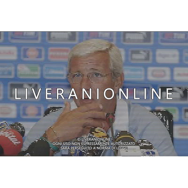 Coverciano 30 agosto 2005 Ritiro e allenamento nazionale italiana nella foto: Lippi Marcello in conferenza stampa foto Gianni Nucci / Ag. Aldo Liverani