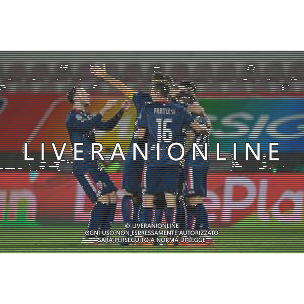 Alessio Marini/LM - Vicenza vs Monza - Italian Football Championship League BKT 2020/2021 09 February 2021 - vicenza, Italy Photo showing: D\'Alessandro Marco celebrates after scoring the 0-2 goal @LM/Alessio Marini/AGENZIA ALDO LIVERANI SAS