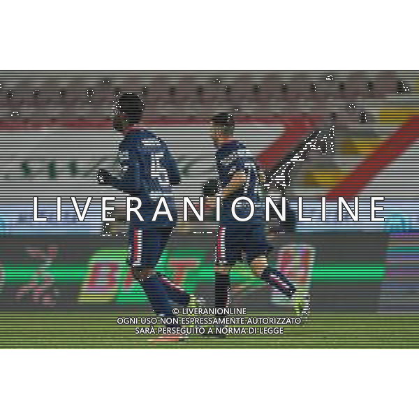 Alessio Marini/LM - Vicenza vs Monza - Italian Football Championship League BKT 2020/2021 09 February 2021 - vicenza, Italy Photo showing: D\'Alessandro Marco celebrates after scoring the 0-2 goal @LM/Alessio Marini/AGENZIA ALDO LIVERANI SAS