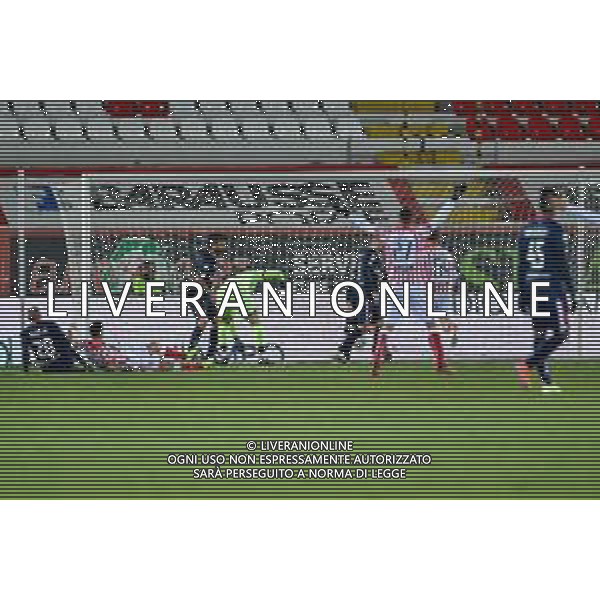 Alessio Marini/LM - Vicenza vs Monza - Italian Football Championship League BKT 2020/2021 09 February 2021 - vicenza, Italy Photo showing: Lanzafame Davide celebrates after scoring the 1-2 goal @LM/Alessio Marini/AGENZIA ALDO LIVERANI SAS