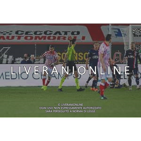 Alessio Marini/LM - Vicenza vs Monza - Italian Football Championship League BKT 2020/2021 09 February 2021 - vicenza, Italy Photo showing: Lanzafame Davide celebrates after scoring the 1-2 goal @LM/Alessio Marini/AGENZIA ALDO LIVERANI SAS