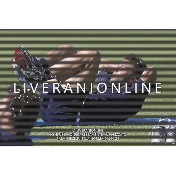 Coverciano 30 agosto 2005 Ritiro e allenamento nazionale italiana nella foto: Del Piero Alessandro foto Gianni Nucci / Ag. Aldo Liverani