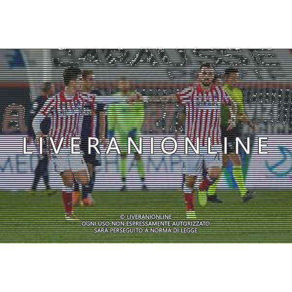 Alessio Marini/LM - Vicenza vs Monza - Italian Football Championship League BKT 2020/2021 09 February 2021 - vicenza, Italy Photo showing: Lanzafame Davide celebrates after scoring the 1-2 goal @LM/Alessio Marini/AGENZIA ALDO LIVERANI SAS