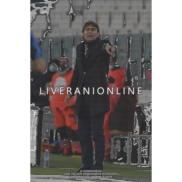 Torino 09.02.2021 Allianz Stadium Juventus vs Inter Semifinale Ritorno Coppa Italia Tim 2020/2021/2020 ©Viganti/Agenzia Aldo Liverani Nella foto: antonio conte