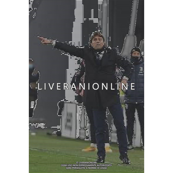 Torino 09.02.2021 Allianz Stadium Juventus vs Inter Semifinale Ritorno Coppa Italia Tim 2020/2021/2020 ©Viganti/Agenzia Aldo Liverani Nella foto: antonio conte