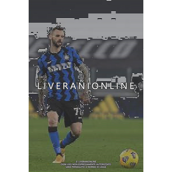 Torino 09.02.2021 Allianz Stadium Juventus vs Inter Semifinale Ritorno Coppa Italia Tim 2020/2021/2020 ©Viganti/Agenzia Aldo Liverani Nella foto: marcelo brozovic