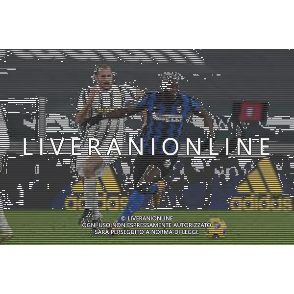 Torino 09.02.2021 Allianz Stadium Juventus vs Inter Semifinale Ritorno Coppa Italia Tim 2020/2021/2020 ©Viganti/Agenzia Aldo Liverani Nella foto: romelu lukaku e giorgio chiellini