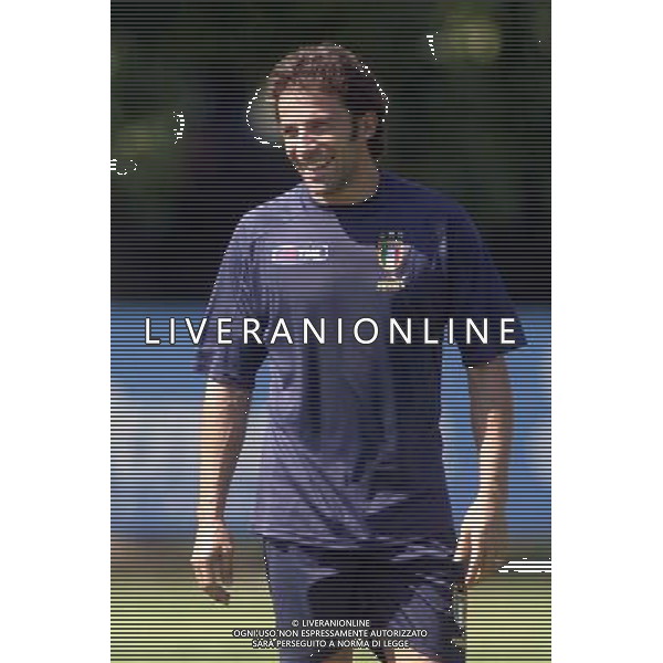 Coverciano 30 agosto 2005 Ritiro e allenamento nazionale italiana nella foto: Del Piero Alessandro foto Gianni Nucci / Ag. Aldo Liverani