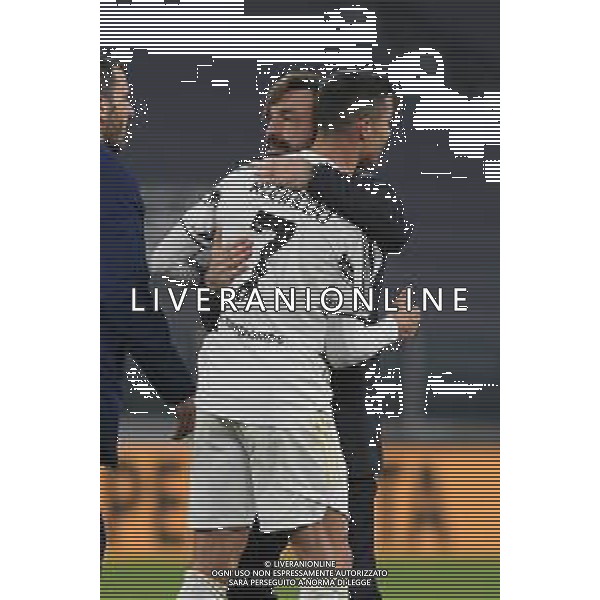 Torino 09.02.2021 Allianz Stadium Juventus vs Inter Semifinale Ritorno Coppa Italia Tim 2020/2021/2020 ©Viganti/Agenzia Aldo Liverani Nella foto: andrea pirlo e cristiano ronaldo