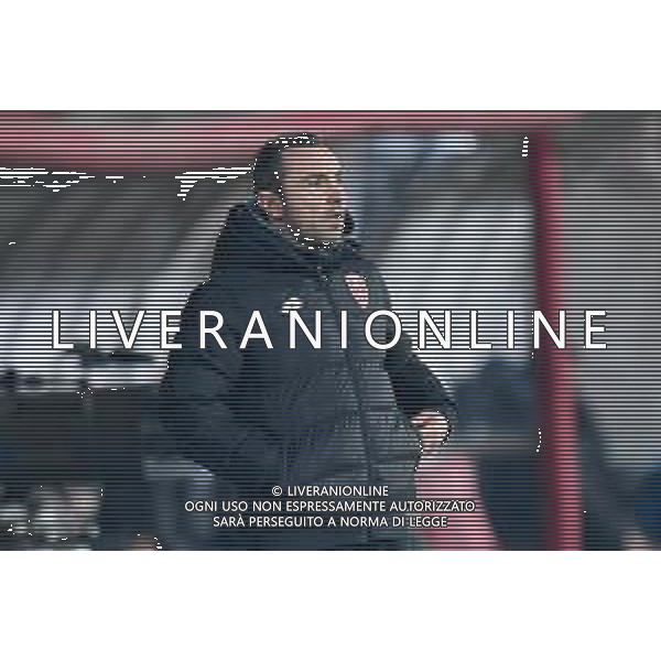 Alessio Marini/LM - Vicenza vs Monza - Italian Football Championship League BKT 2020/2021 09 February 2021 - vicenza, Italy Photo showing: Cristian Brocchi (Coach AC Monza) @LM/Alessio Marini AG ALDO LIVERANI SAS