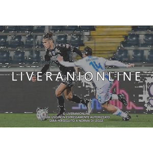 Lisa Guglielmi/LM - Empoli FC vs Pescara Calcio - Italian Football Championship League BKT 2020/2021 09 February 2021 - Carlo Castellani stadium, empoli, Italy Photo showing: Samuele Ricci (Empoli) and Antonio Balzano (Pescara) @LM/Lisa Guglielmi AG ALDO LIVERANI SAS