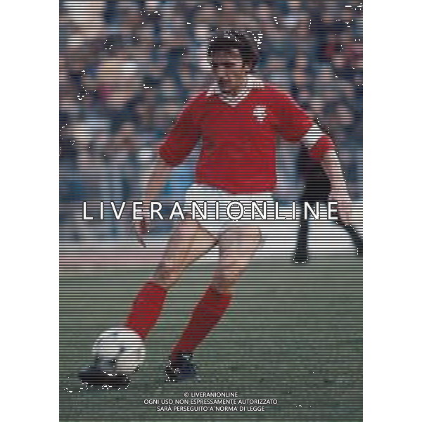 PERUGIA CALCIO RETROSPETTIVA NELLA FOTOIL CALCIATORE FROSIO PIERLUIGI AGENZIA ALDO LIVERANI SAS