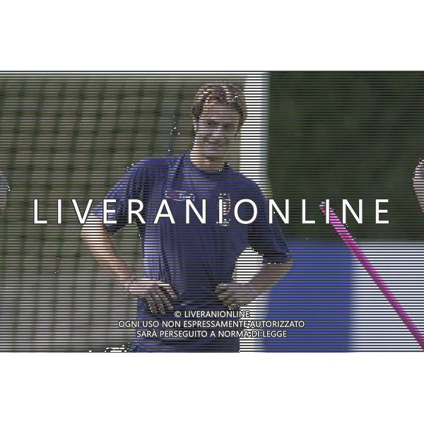 Coverciano 30 agosto 2005 Ritiro e allenamento nazionale italiana nella foto: Gilardino Alberto foto Gianni Nucci / Ag. Aldo Liverani