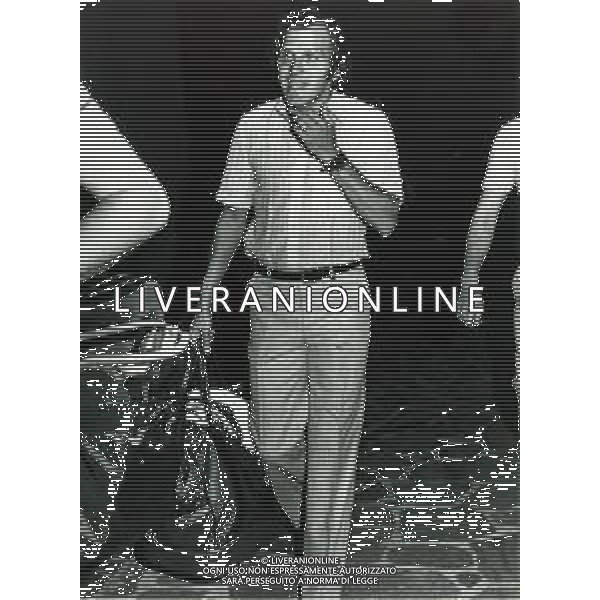 RETROSPETTIVA RENE\' VAN DER KERKHOF CALCIATORE NELLA FOTO RENE\' VAN DER KERKHOF IN RITIRO CON LA LAZIO CALCIO AG ALDO LIVERANI SAS