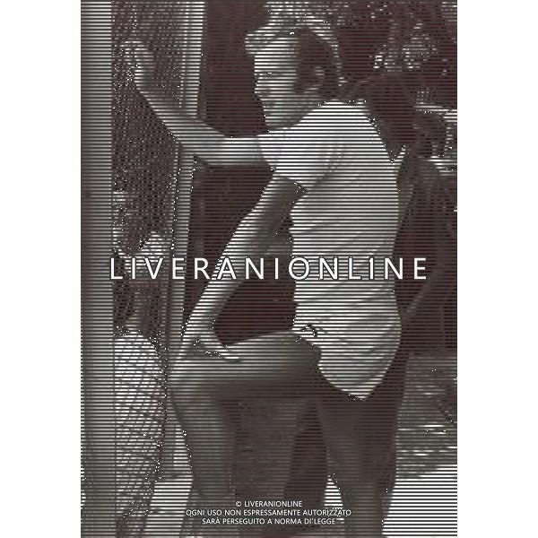 RETROSPETTIVA RENE\' VAN DER KERKHOF CALCIATORE NELLA FOTO RENE\' VAN DER KERKHOF IN RITIRO CON LA LAZIO CALCIO AG ALDO LIVERANI SAS