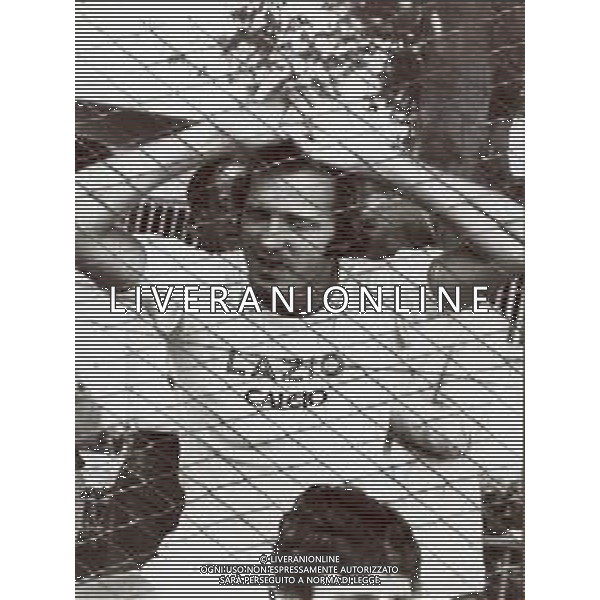 RETROSPETTIVA RENE\' VAN DER KERKHOF CALCIATORE NELLA FOTO RENE\' VAN DER KERKHOF IN RITIRO CON LA LAZIO CALCIO AG ALDO LIVERANI SAS
