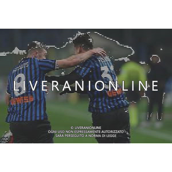 Atalanta-Napoli Coppa Italia 2020/2021 Semifinale di ritorno Bergamo, 10 Febbraio 2021 Nella foto: Matteo Pessina esulta dopo il gol del 2-0 Ph. Soli - Ag. Aldo Liverani/AGENZIA ALDO LIVERANI SAS