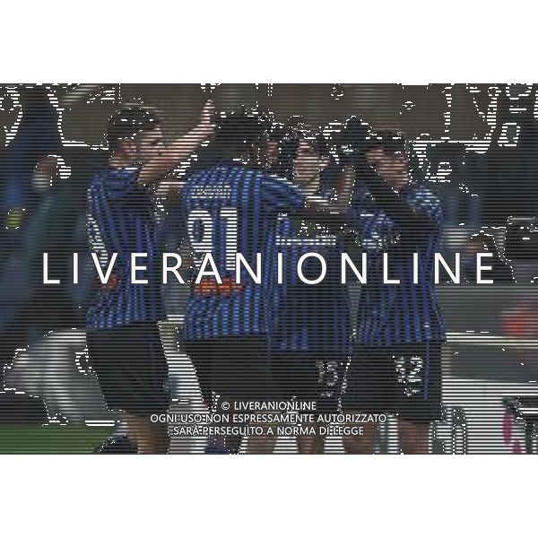 Atalanta-Napoli Coppa Italia 2020/2021 Semifinale di ritorno Bergamo, 10 Febbraio 2021 Nella foto: Matteo Pessina esulta dopo il gol del 2-0 Ph. Soli - Ag. Aldo Liverani/AGENZIA ALDO LIVERANI SAS