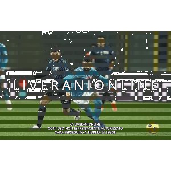 Atalanta-Napoli Coppa Italia 2020/2021 Semifinale di ritorno Bergamo, 10 Febbraio 2021 Nella foto: Elseid Hysaj e Matteo Pessina Ph. Soli - Ag. Aldo Liverani/AGENZIA ALDO LIVERANI SAS