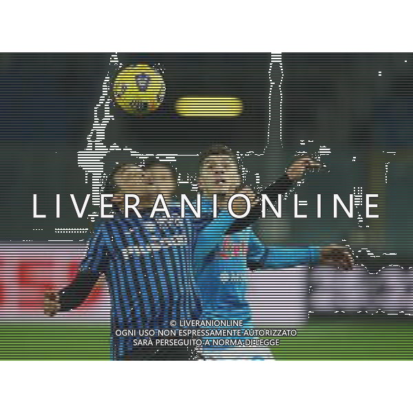 Atalanta-Napoli Coppa Italia 2020/2021 Semifinale di ritorno Bergamo, 10 Febbraio 2021 Nella foto: Giovanni Di Lorenzo e Luis Muriel Ph. Soli - Ag. Aldo Liverani/AGENZIA ALDO LIVERANI SAS