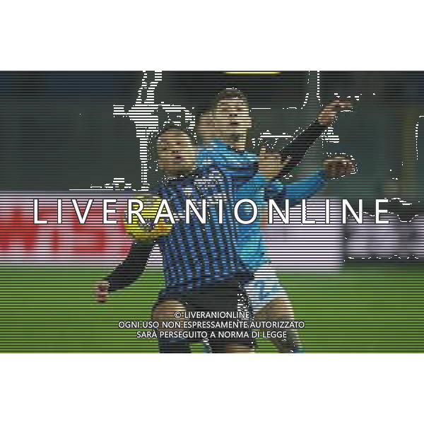 Atalanta-Napoli Coppa Italia 2020/2021 Semifinale di ritorno Bergamo, 10 Febbraio 2021 Nella foto: Giovanni Di Lorenzo e Luis Muriel Ph. Soli - Ag. Aldo Liverani/AGENZIA ALDO LIVERANI SAS