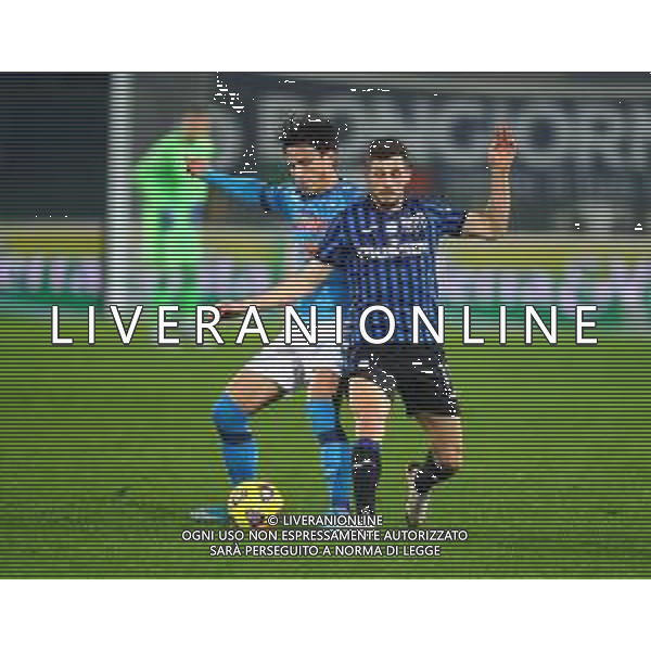 Atalanta-Napoli Coppa Italia 2020/2021 Semifinale di ritorno Bergamo, 10 Febbraio 2021 Nella foto: Remo Freuler e Eljif Elmas Ph. Soli - Ag. Aldo Liverani/AGENZIA ALDO LIVERANI SAS