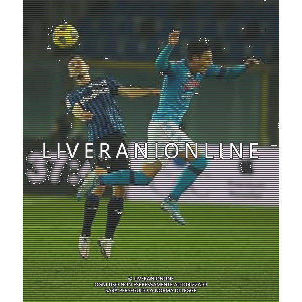 Atalanta-Napoli Coppa Italia 2020/2021 Semifinale di ritorno Bergamo, 10 Febbraio 2021 Nella foto: Remo Freuler e Eljif Elmas Ph. Soli - Ag. Aldo Liverani/AGENZIA ALDO LIVERANI SAS