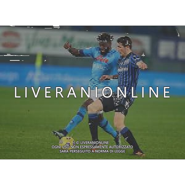 Atalanta-Napoli Coppa Italia 2020/2021 Semifinale di ritorno Bergamo, 10 Febbraio 2021 Nella foto: Marten de Roon e Tiemoue Bakayoko Ph. Soli - Ag. Aldo Liverani/AGENZIA ALDO LIVERANI SAS