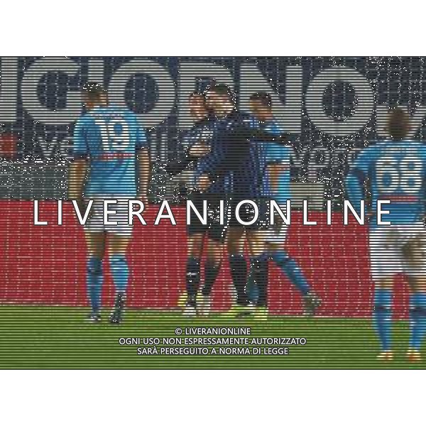 Atalanta-Napoli Coppa Italia 2020/2021 Semifinale di ritorno Bergamo, 10 Febbraio 2021 Nella foto: Matteo Pessina esulta dopo il gol del 3-1 Ph. Soli - Ag. Aldo Liverani/AGENZIA ALDO LIVERANI SAS